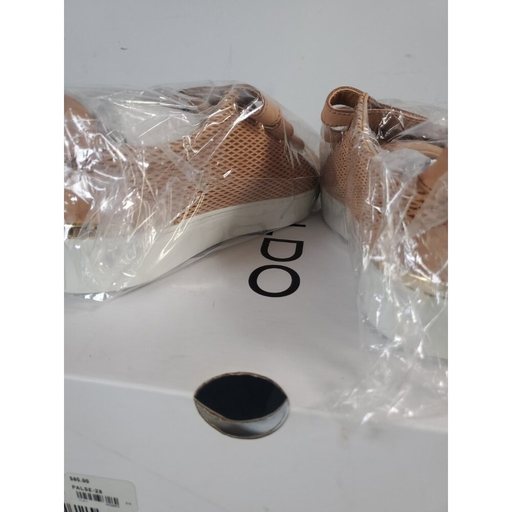 ALDO PALSE-28 Womens Shoes Size 7.5 Brown Suede Hook and Loop Slip On NEW - Picture 10 of 16